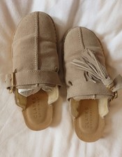 Clarks Trek Suede Mules Clogs