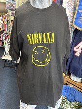 Nirvana Smiley Face Band T