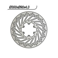Front brake disc 801 - front, ng
