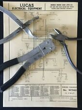 Morris Minor 2 & 4 door saloon & tourer/convertible Lucas Wiring Diagram W79402 