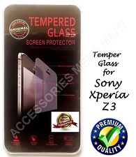 2 x Sony Xperia Z3 5G Clear Gorilla Tempered Glass Screen Protector Cover clear