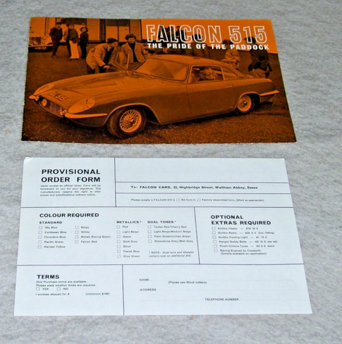 Falcon cars waltham abbey - falcon, of