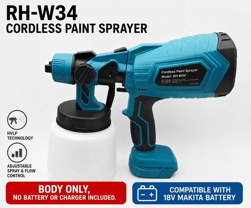 Cordless paint sprayer - cordless, rh-w34