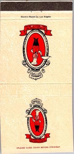 Matchbook cover otto - matchbook, otto's