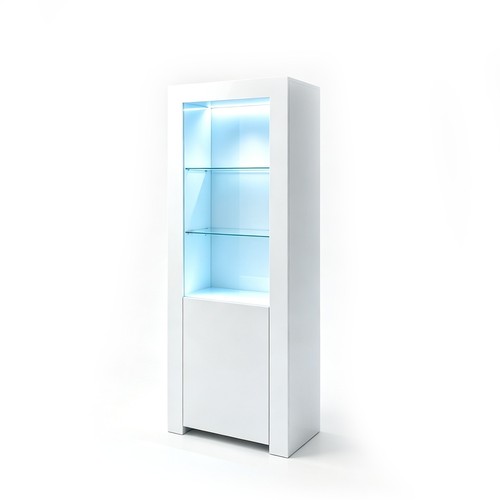 Tall display cabinet with high - display,
