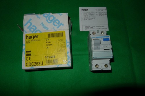 Hager cdc 263u - rcd, 30ma
