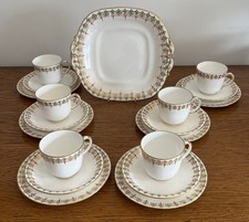  Antique Davenport china cups
