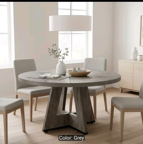 Round dining table retro - table, base