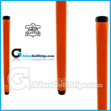 The Grip Master Montana Cow Leather Stitchback Pistol Putter Grip - Orange