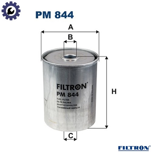 Fuel filter 844 for - filter,