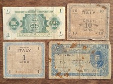 Ww2 allied military currency - ww2,