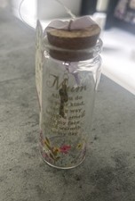 Mother Day Gift ‘Secret Garden’  Key in a Glass bottle Gift For Mum New With Tag