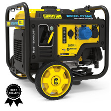 Champion 3600W Petrol Digital Hybrid Frame Inverter Generator Remote Start Quiet