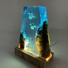 1pc Turtle Resin Lamp