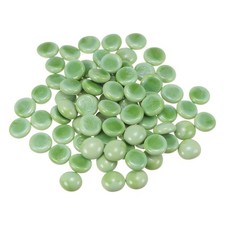 76pcs Fire Glass Beads for