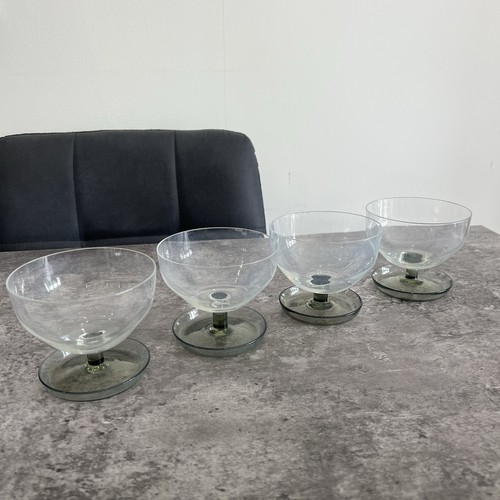 Smoked glass set - glass,
