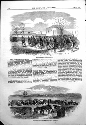 Antique print rifle - antique, volunteers