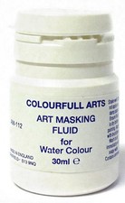 2 X 30ML ARTIST MASKING FLUID FOR WATERCOLOUR PAINTS PAINTING CANVAS PAPER AM112