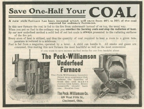 Peck williamson underfeed - underfeed, coal