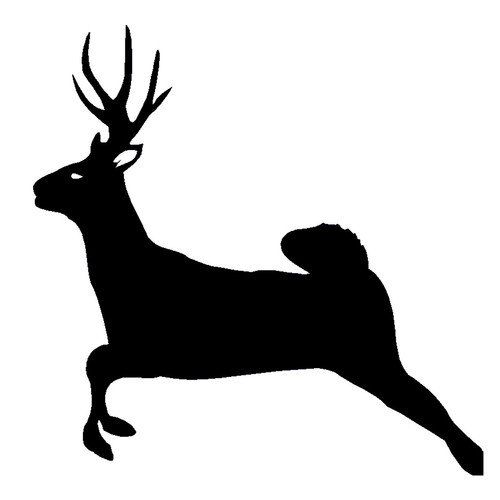 Deer sticker vinyl - vinyl, version