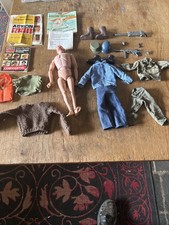 Vintage Gi Joe 1964 Blonde Hair Accessories Clothes etc Action man 