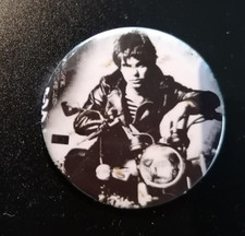 used  JJ Burnel The Stranglers 38mm button  Badge Punk rock Band Triumph raven