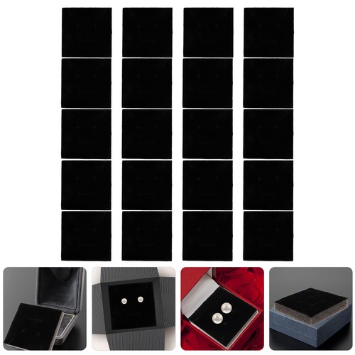 Black sponge jewelry box liner - black,
