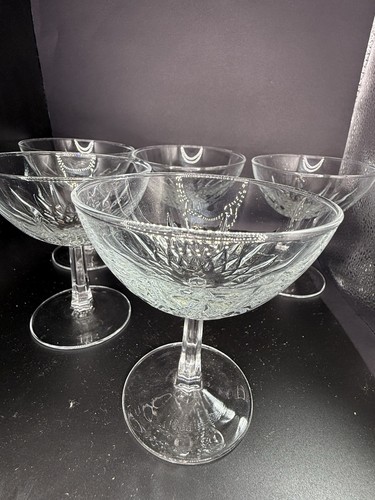 Vintage french crystal dessert - french,