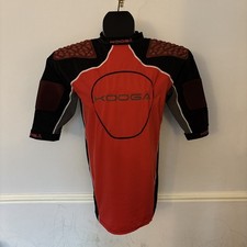 Mens Kooga Rugby Shoulder Pad Padded Top Shirt Lightweight Large L