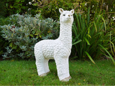 Animal garden ornament white - animal,