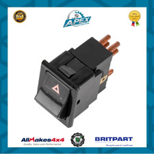 HAZARD WARNING LIGHT SWITCH FOR LAND ROVER DEFENDER- PART NO YUF101490 / BR1289R