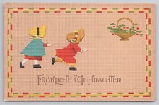 German Christmas Postcard
