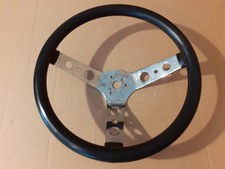 Old Skool Retro 12'' dished steering wheel - hot rod, rat rod, custom, VW buggy