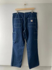 Men’s Carhartt Carpenter Style Dungaree Fit Jeans In Navy - W34/L30 - 2519