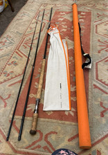 Guideline LeCie 3 Piece Double Handed Salmon Fly Rod 15′ 9″ line #10/11 MF