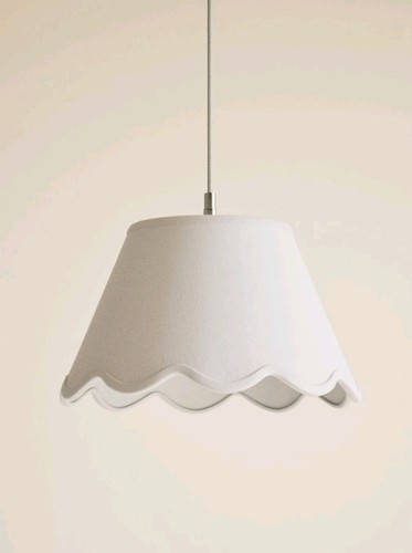Large scallop trim - large, lamp