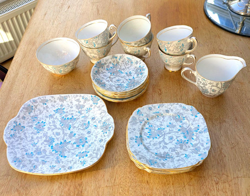 Windsor bone china tea service - tea,