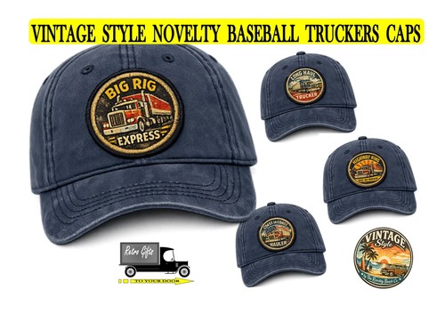 Vintage and retro truckers - vintage,