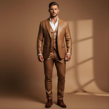 Handmade Tan Genuine Brown