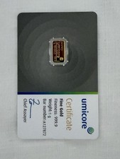 1g Umicore Gold Bar -  999.9