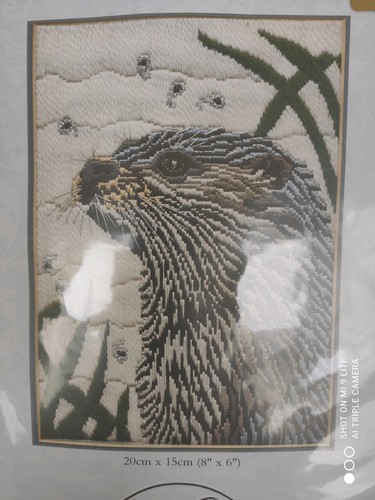 Otter animal long stitch kit - stitch,