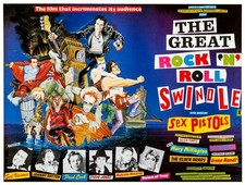 THE GREAT ROCK N ROLL SWINDLE UK QUAD POSTER PRINT 30X40" SEX PISTOLS FREE P&P