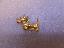 Scottie Dog Gold Plated Charm.