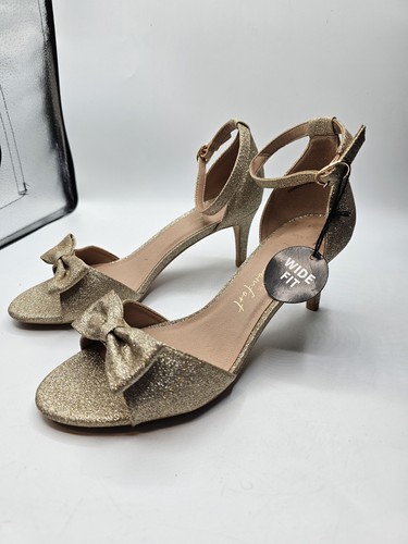 New look gold glitter bow - look,