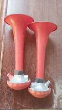 Vintage FIAMM Italian air horns and compressor