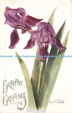 R619885 Birthday Greetings Nora H Taylor Salmon E Mack Greeting Card 1913