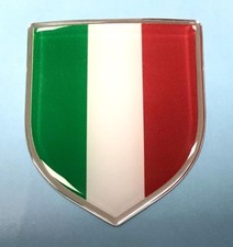 ITALIAN FLAG Shield Sticker