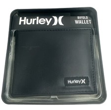 Men's Hurley Wallet Bifold,  One Size Black New