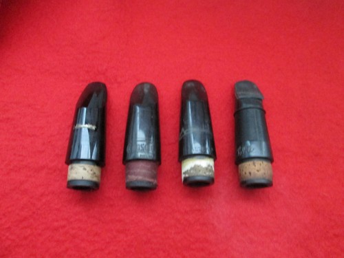Four clarinet mouthpieces - mouthpieces,