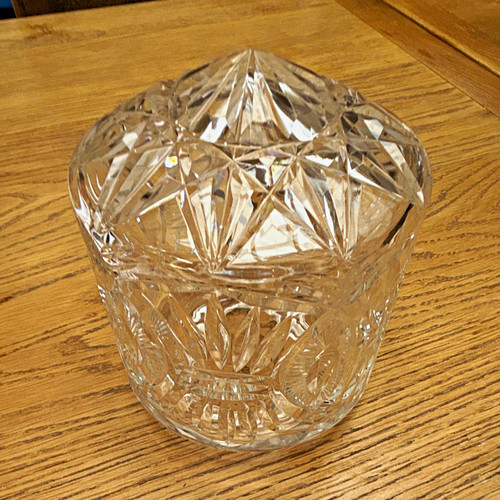 Vintage cut chrystal covered